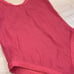 Tularosa Nobel Berry Tie Straps Ribbed One Piece Swimsuit, Women’s Large