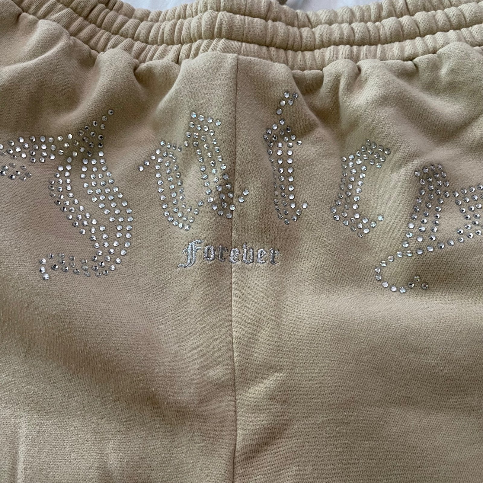 Khaki Brown / Tan Juicy Couture x Forever 21 Fleece Sweatpants