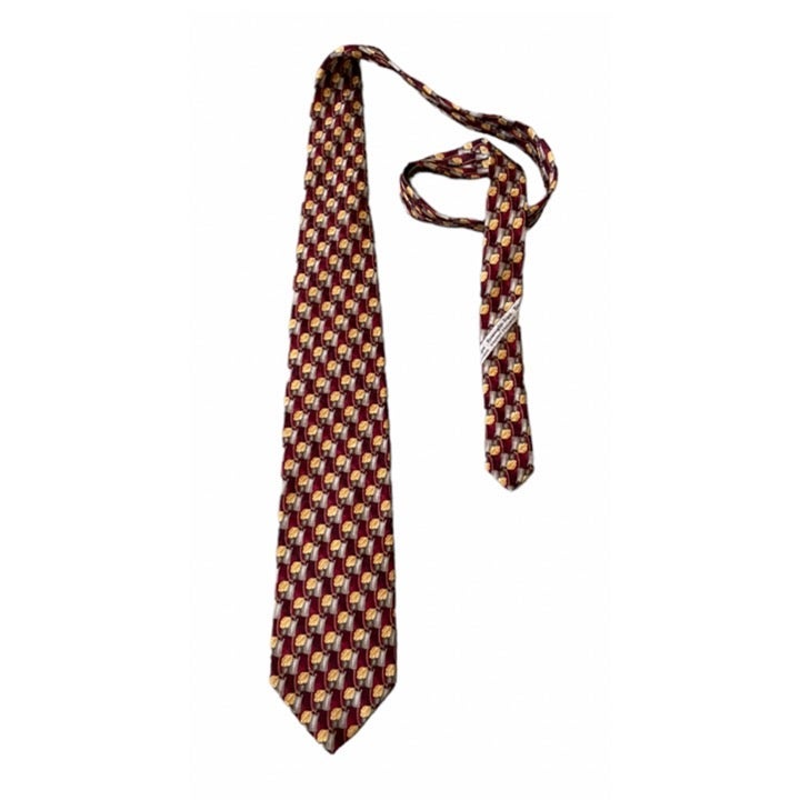 Ermenegildo Zegna Printed Silk Tie