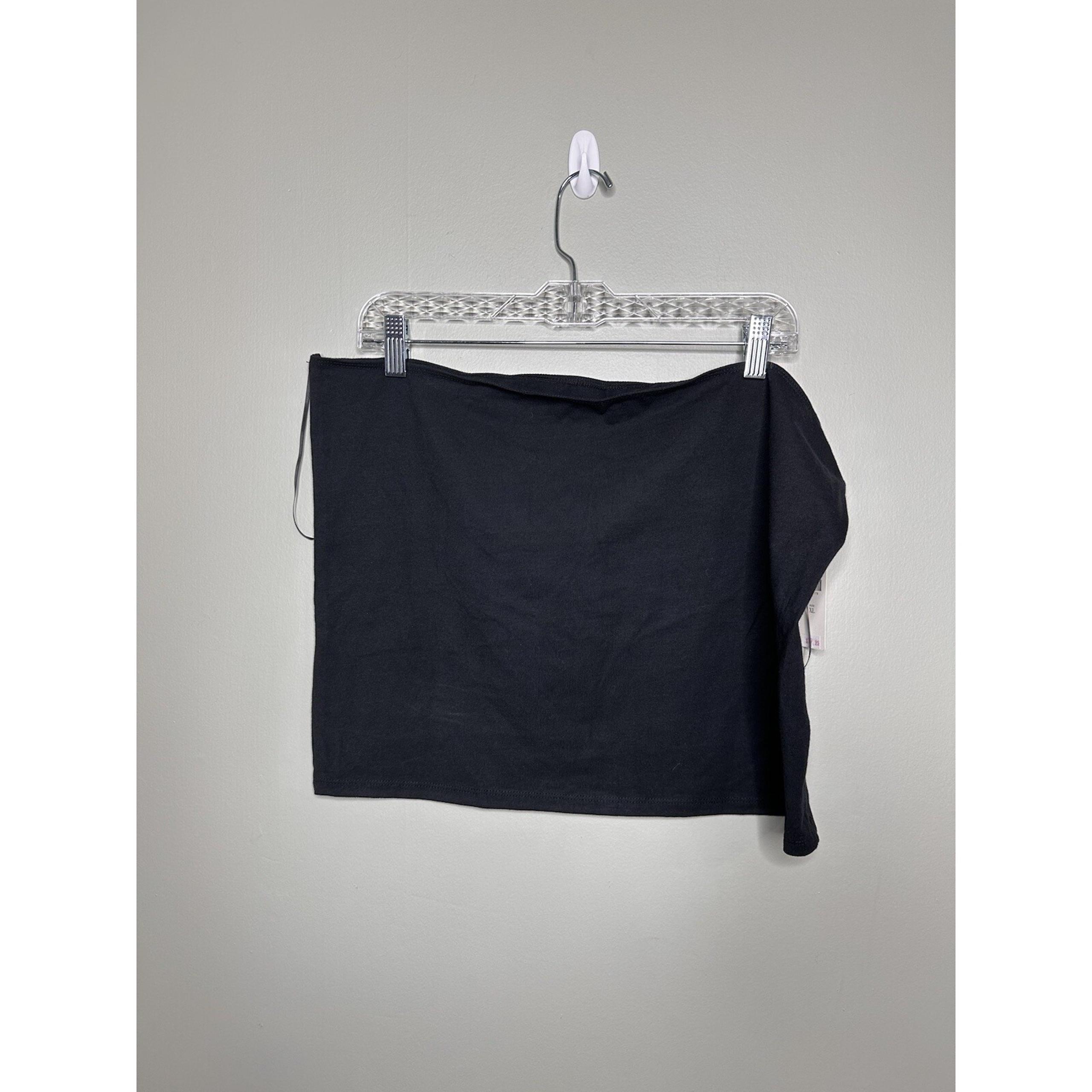 Anthropologie By Pull-on Pencil Skirt Jet Black Women's Size XL NWT