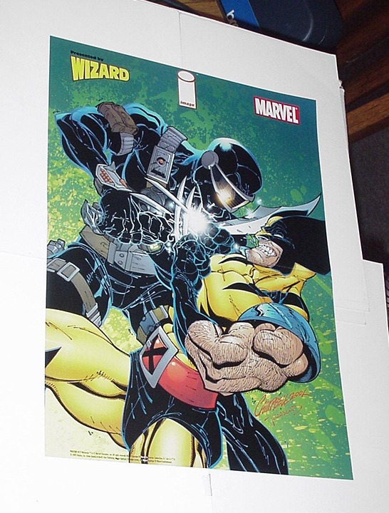 Snake Eyes vs Wolverine Poster J Scott Campbell G.I. Joe vs X-Men