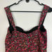 Hutch/Anthropolgie Pink Floral Sweetheart Midi Dress Size Medium Petite
