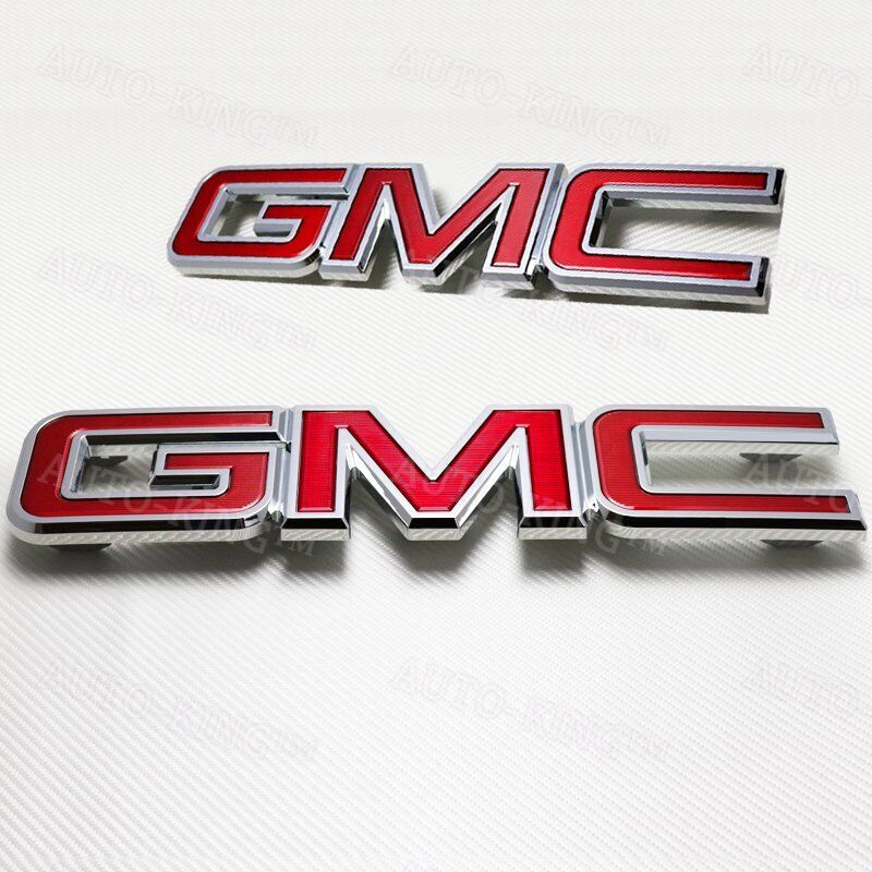 Red Emblem Kit Front & Rear Combo Set New 84395036 GM For 2015-2019 GMC Yukon
