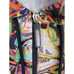 Vtg Y2K Nike Air Jordan All Over Technicolor Print Swirl Sz M Retro Art To Wear