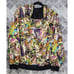 Vtg Y2K Nike Air Jordan All Over Technicolor Print Swirl Sz M Retro Art To Wear
