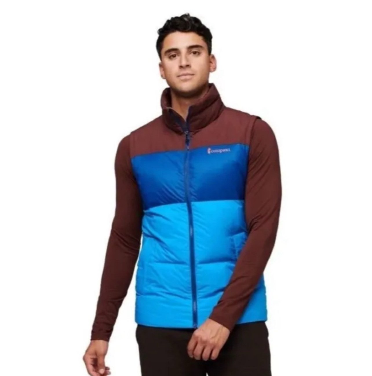 Cotopaxi Solazo Down Vest Colorblock 600 Fill Relaxed Fit Men's Size L