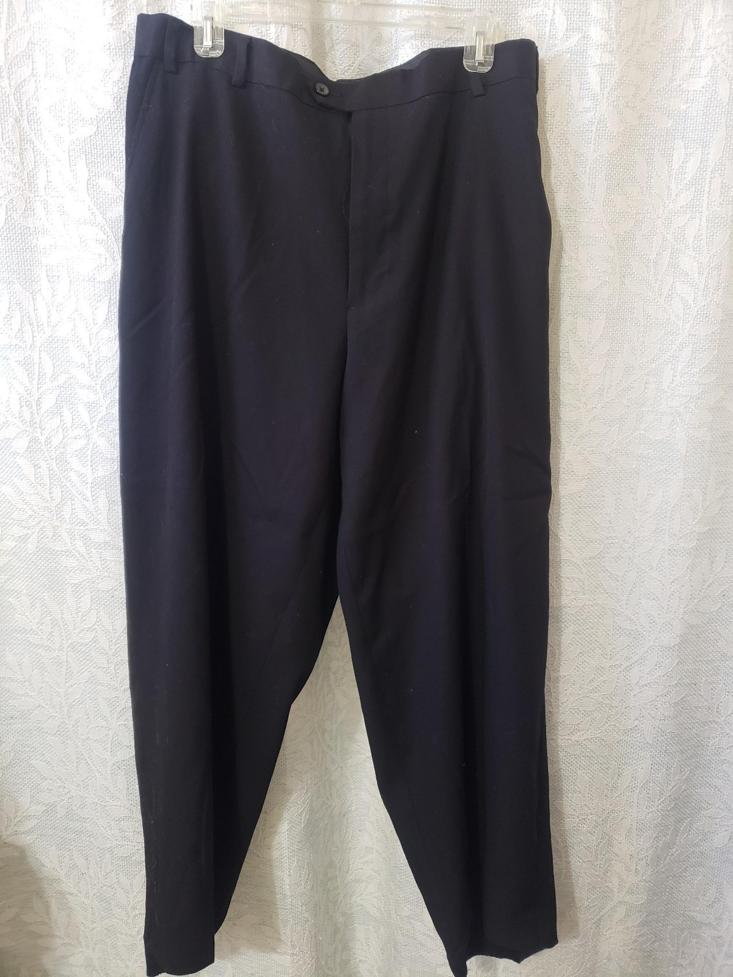 Mens flat front dress pants