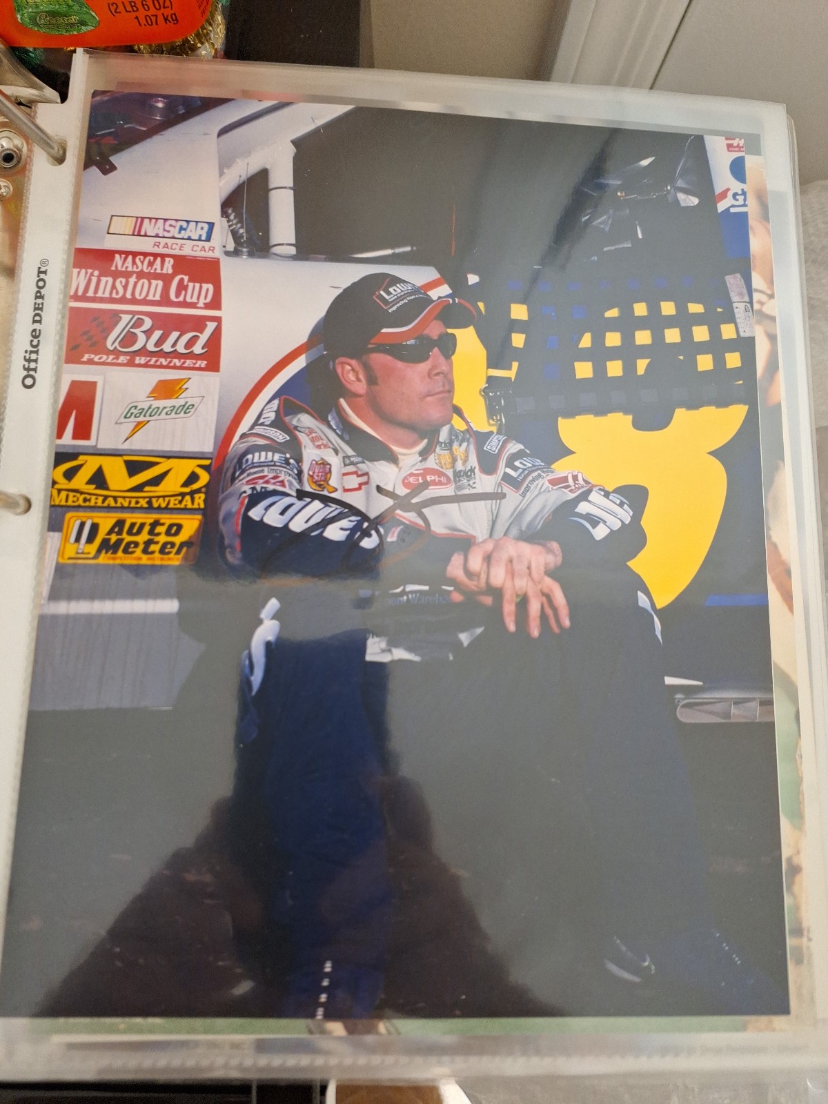 Jimmie Johnson autograph 8x10 picture