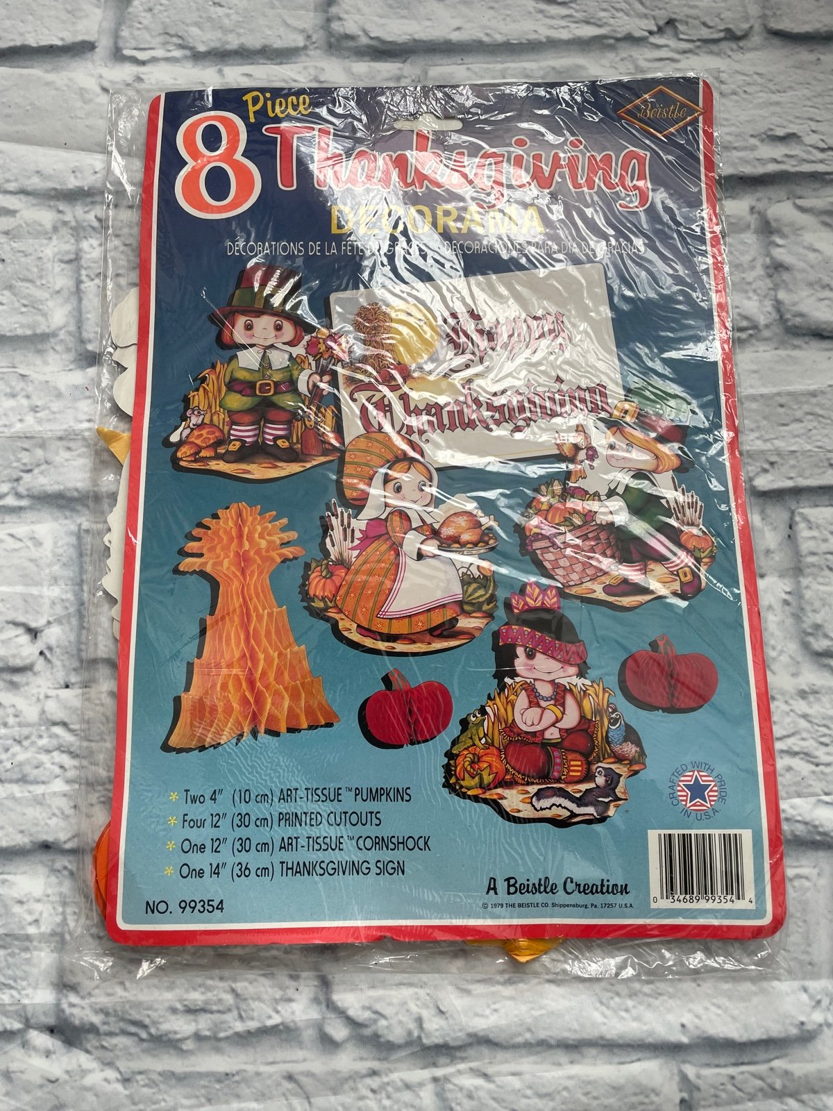 Vintage 70s beistle thanksgiving decor decorations