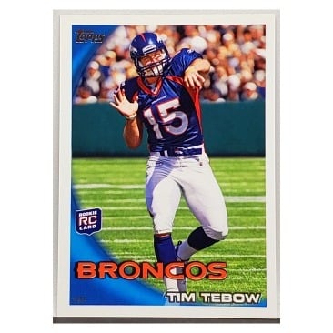 RED HOT! TIM TEBOW ROOKIE FOOTBALL CARD!