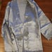 Gray Silver Satin Leisurewear Set - Large