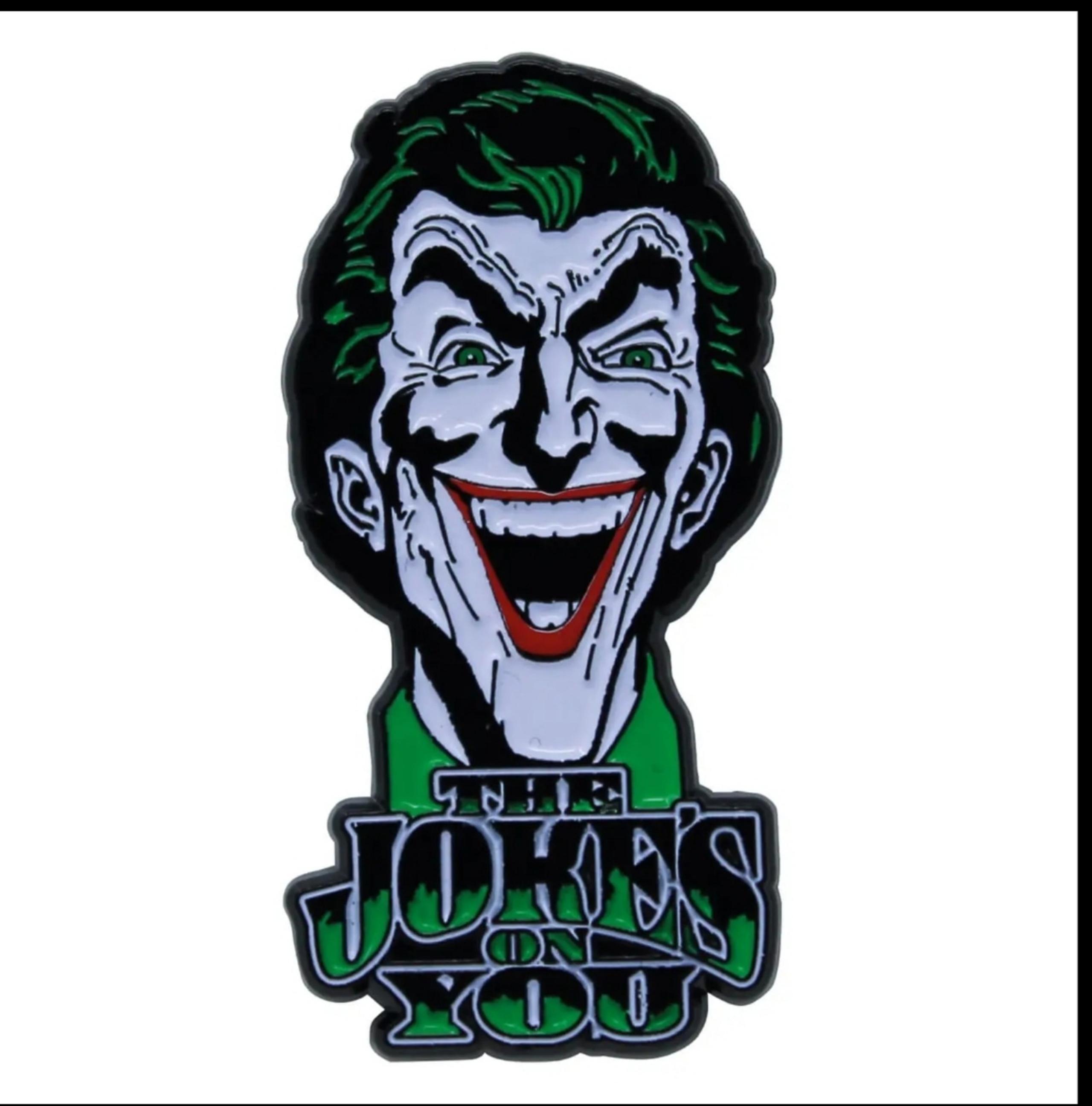 DC Comics Joker LIMITED EDITION Pin Embossed Metal Enamel