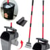 Pooper Scooper Large Swivel Bin & Rake for Large & Small Dogs Non-Breakable
