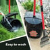 Pooper Scooper Large Swivel Bin & Rake for Large & Small Dogs Non-Breakable