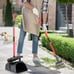Pooper Scooper Large Swivel Bin & Rake for Large & Small Dogs Non-Breakable