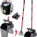 Pooper Scooper Large Swivel Bin & Rake for Large & Small Dogs Non-Breakable