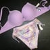 Victoria's Secret 36DD BIKINI M high-waist Bottom Pink LILAC PURPLE ombre