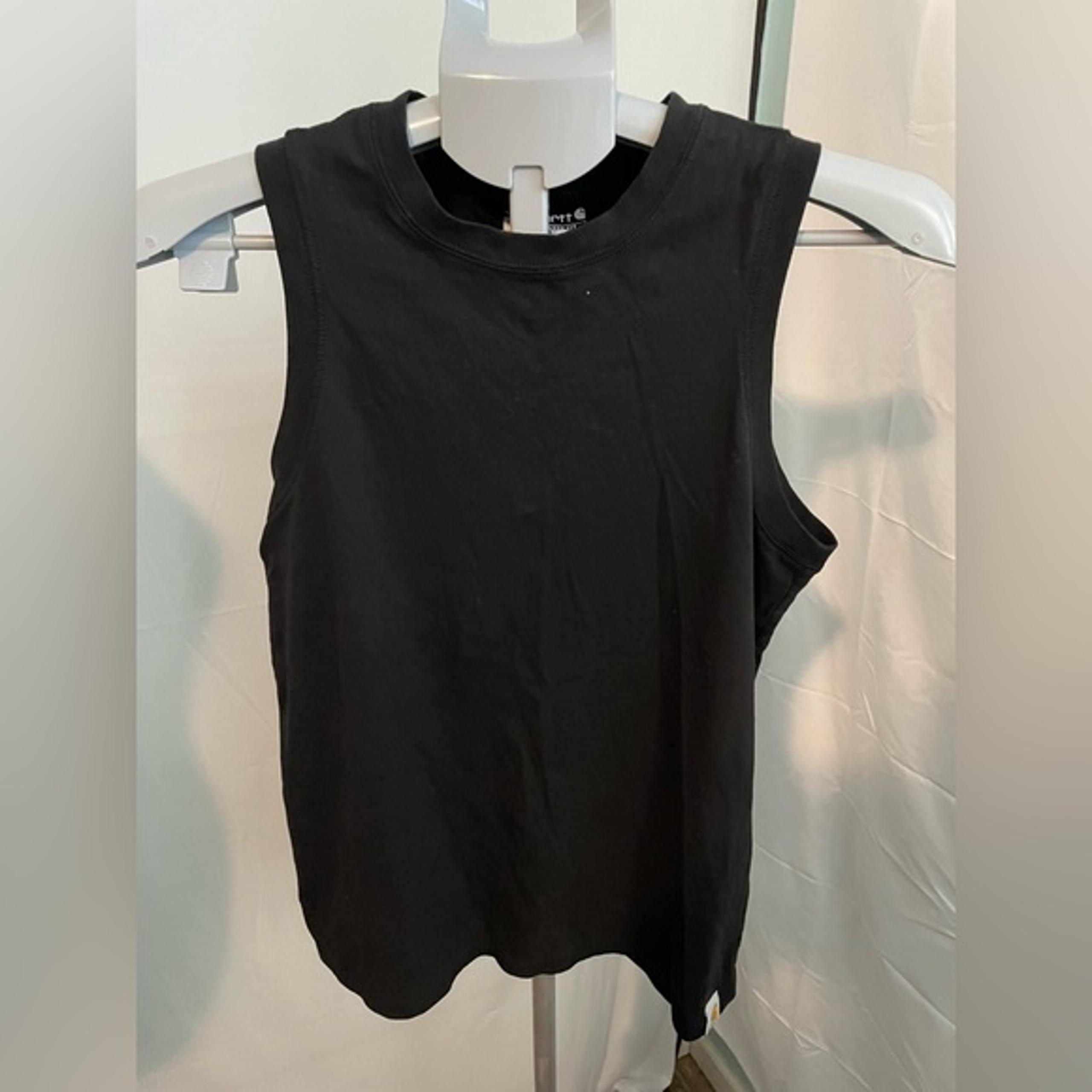 Carhartt women’s sleeveless tank top size small black
