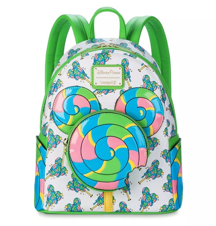 Ears & Backpack! Minnie Mouse Lollipop Ear Headband & Loungefly Backpack
