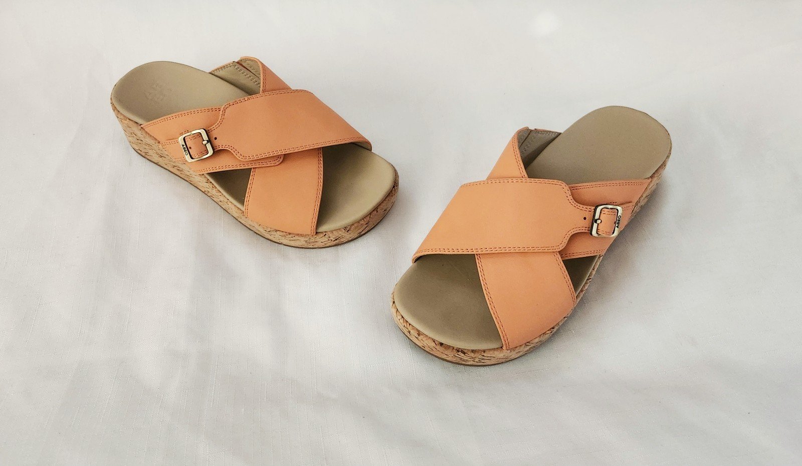ABEO Dylan Solstice Cross Slide Sandals Women's Arch Support Canyon Sunset 7.5
