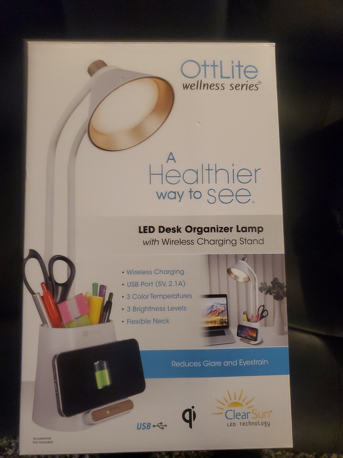 Ottolite led lamp with organizer