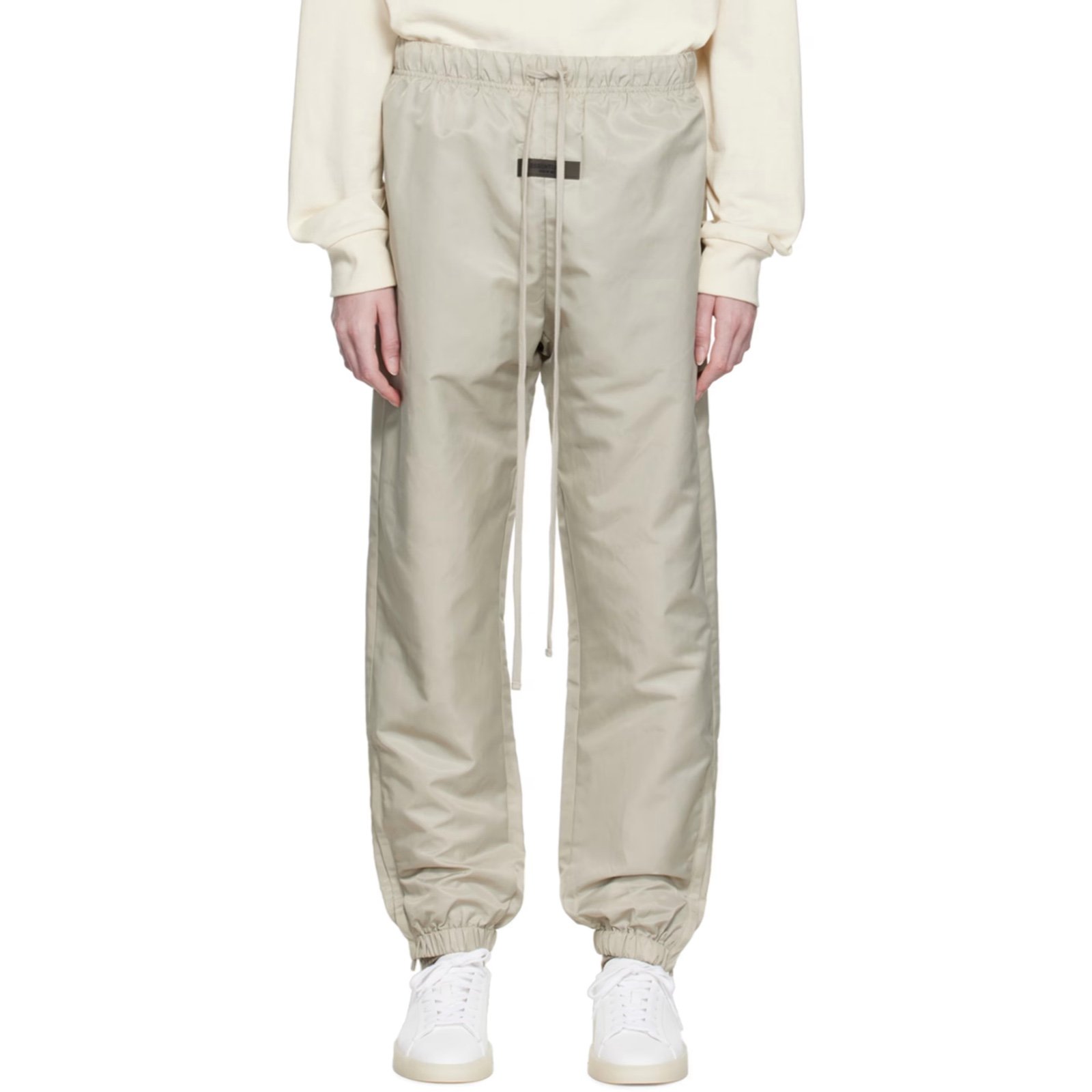 Fear of God Essentials Gray Nylon Track Pants