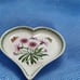 Portmeirion Porcelain BOTANIC GARDEN Heart Shaped Dish TREASURE FLOWER Britain