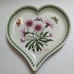 Portmeirion Porcelain BOTANIC GARDEN Heart Shaped Dish TREASURE FLOWER Britain
