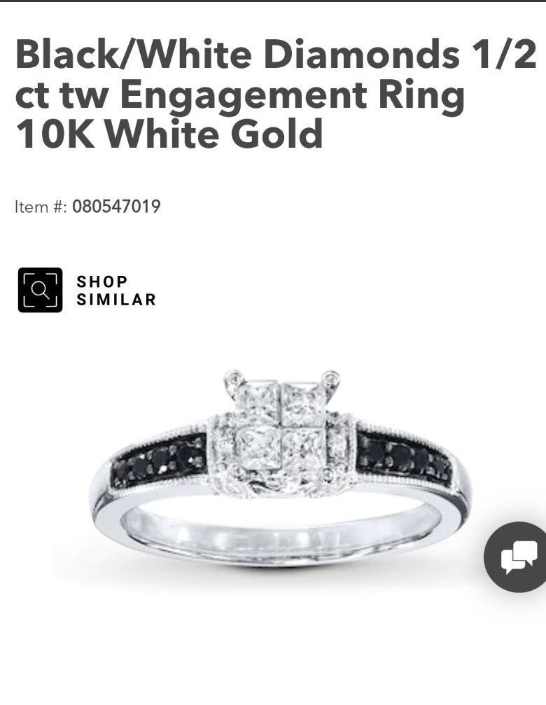 Kay Jewelers diamond engagement ring