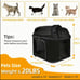 Large Cat Carrier For 2 Cats, Soft-Sided With Removable Plush Bed--NEW