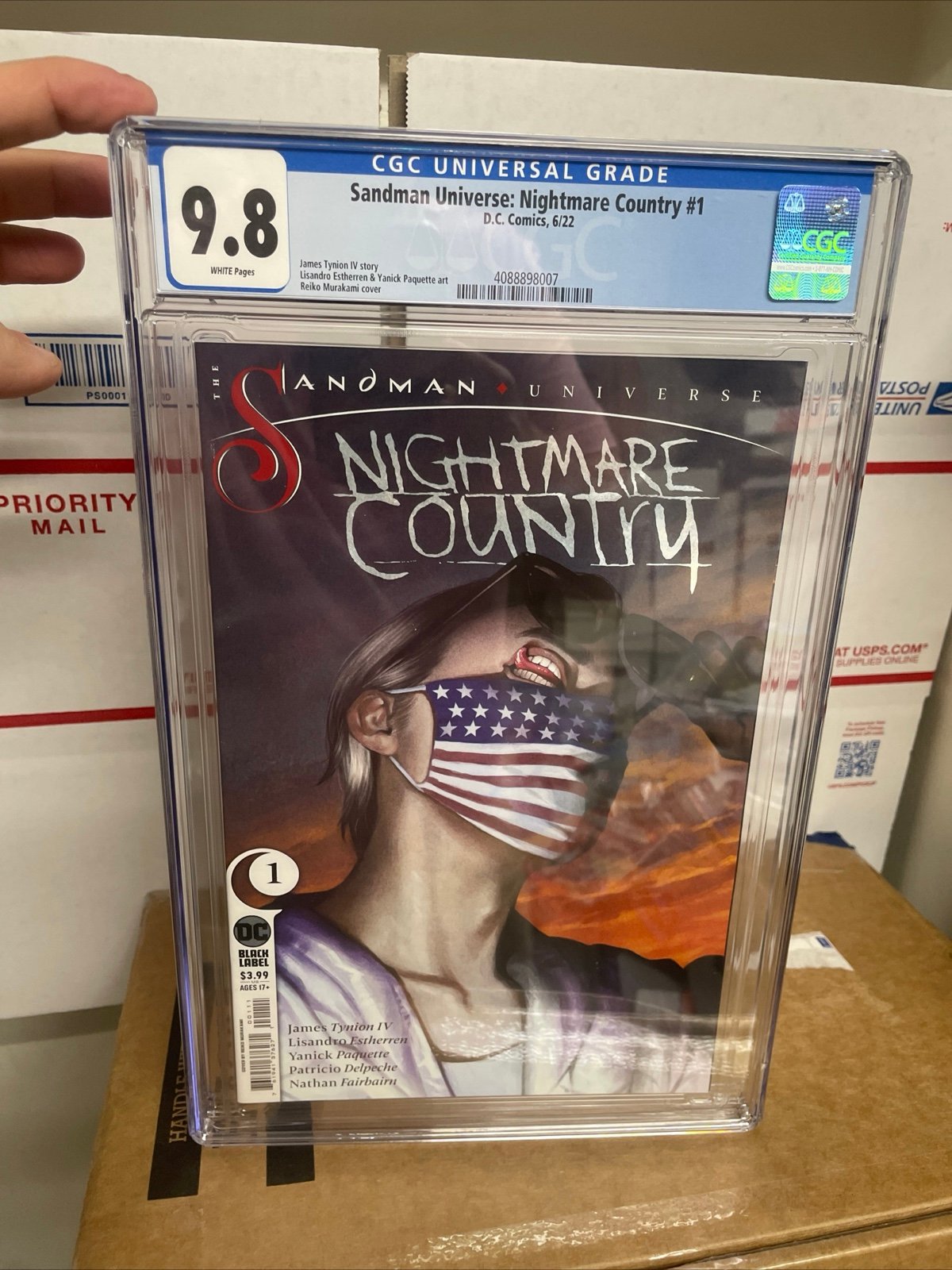 Sandman Universe: Nightmare Country #1 CGC 9.8 DC Comics 2022 James Tynion IV