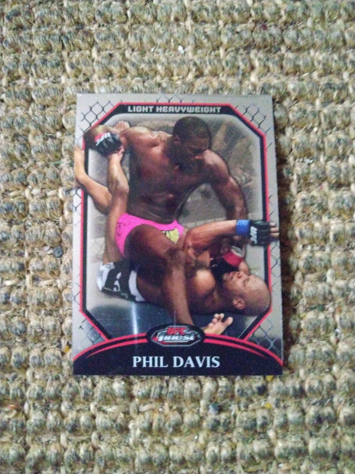 UFC Topps Finest Debut Phil Davis OUT OF PRINT