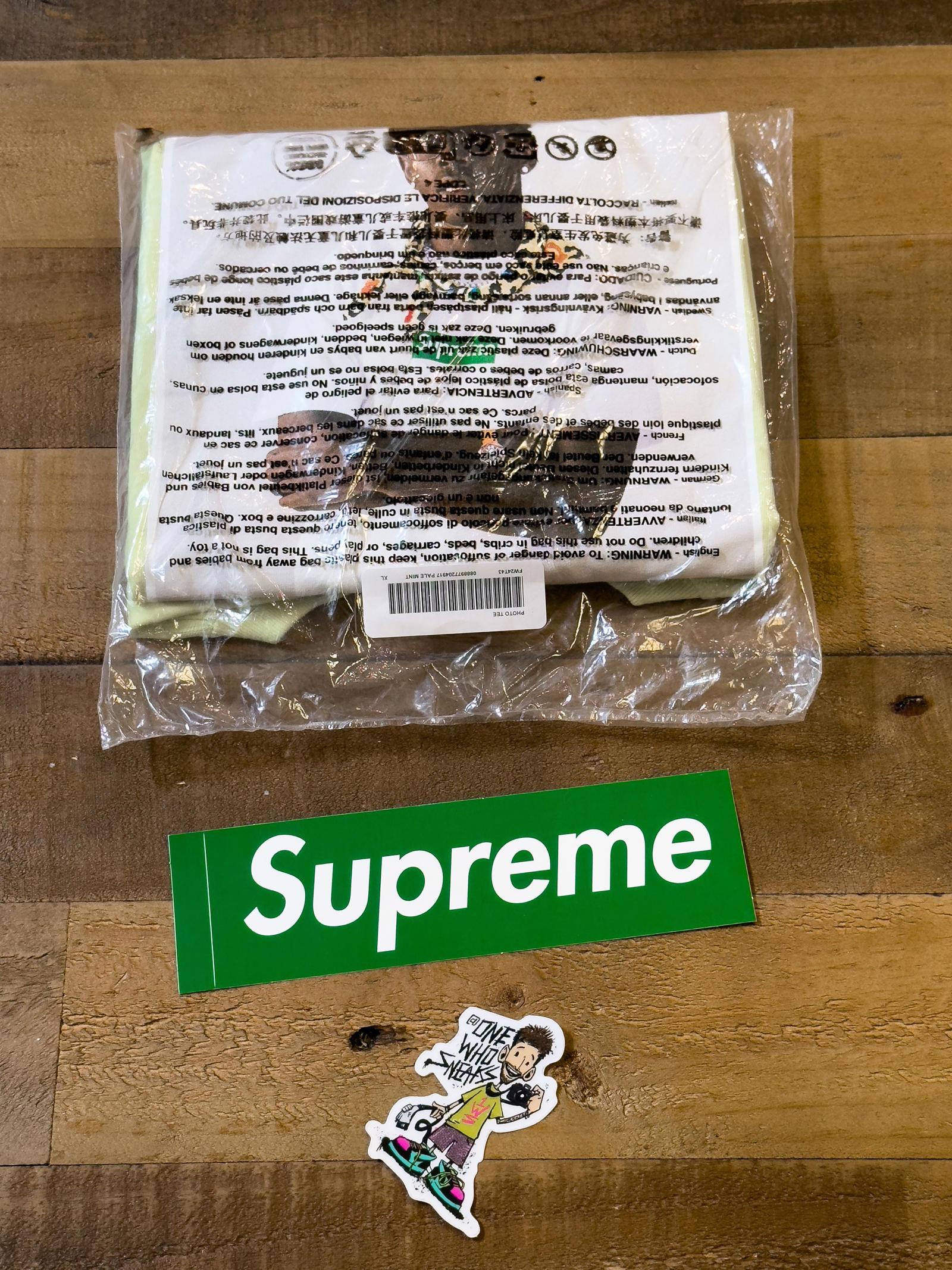 Supreme Tyler, The Creator Tee & Box Logo Sticker Size XL
