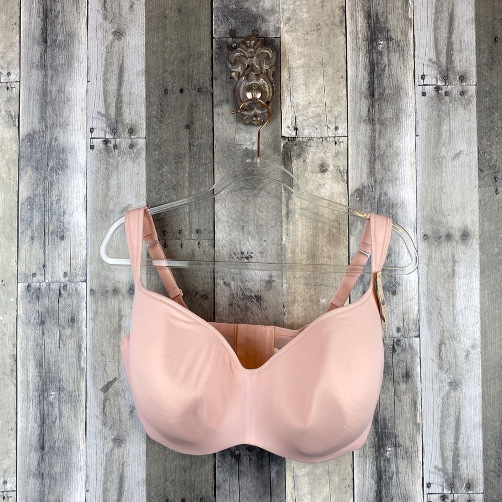 NWT Cacique Everyday Soultion Smooth Balconette Bra in Pink Size 40H.