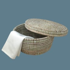 Small lidded baskets, Baskets with lids