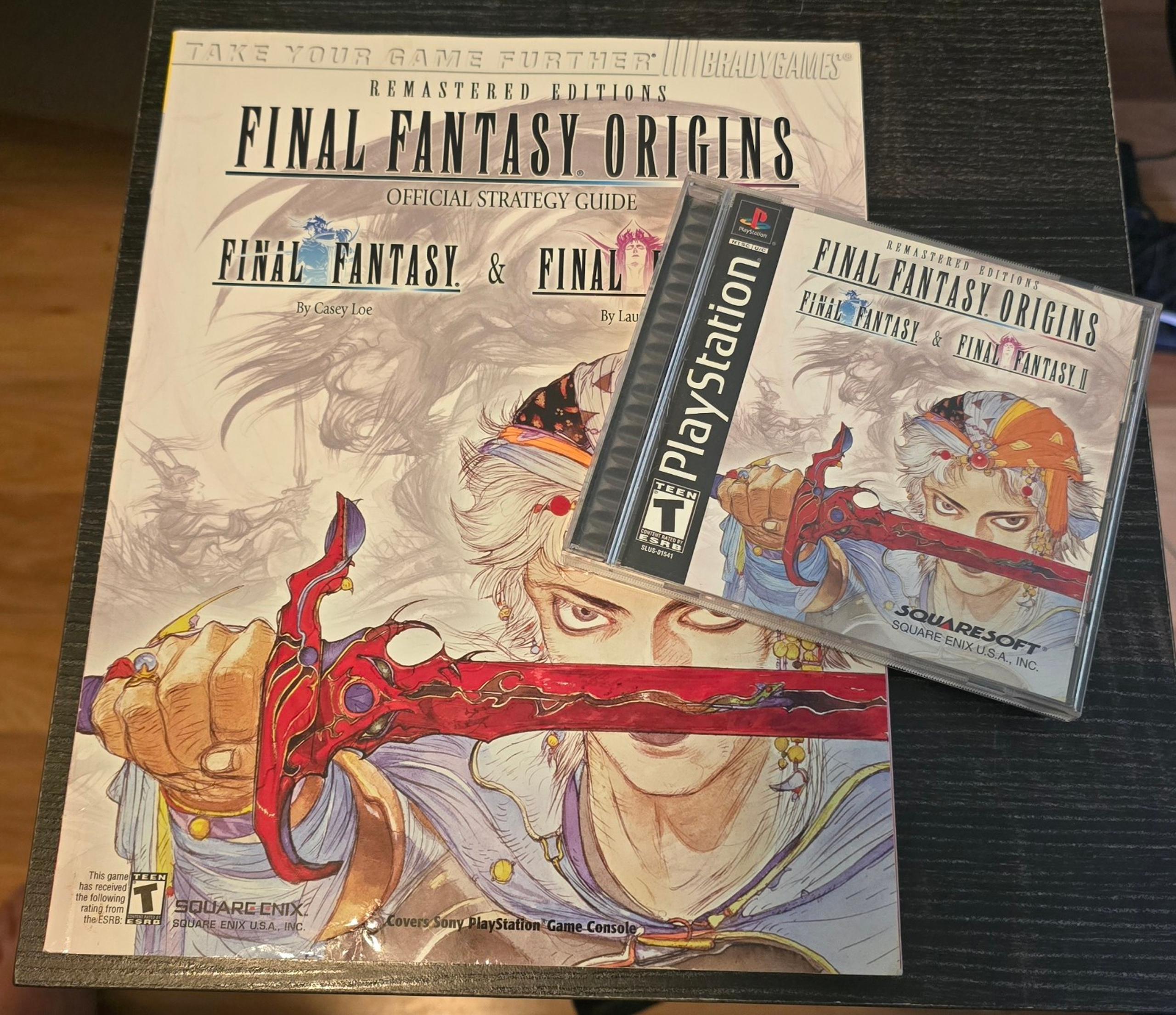 Final Fantasy Origins game AND official strategy guide