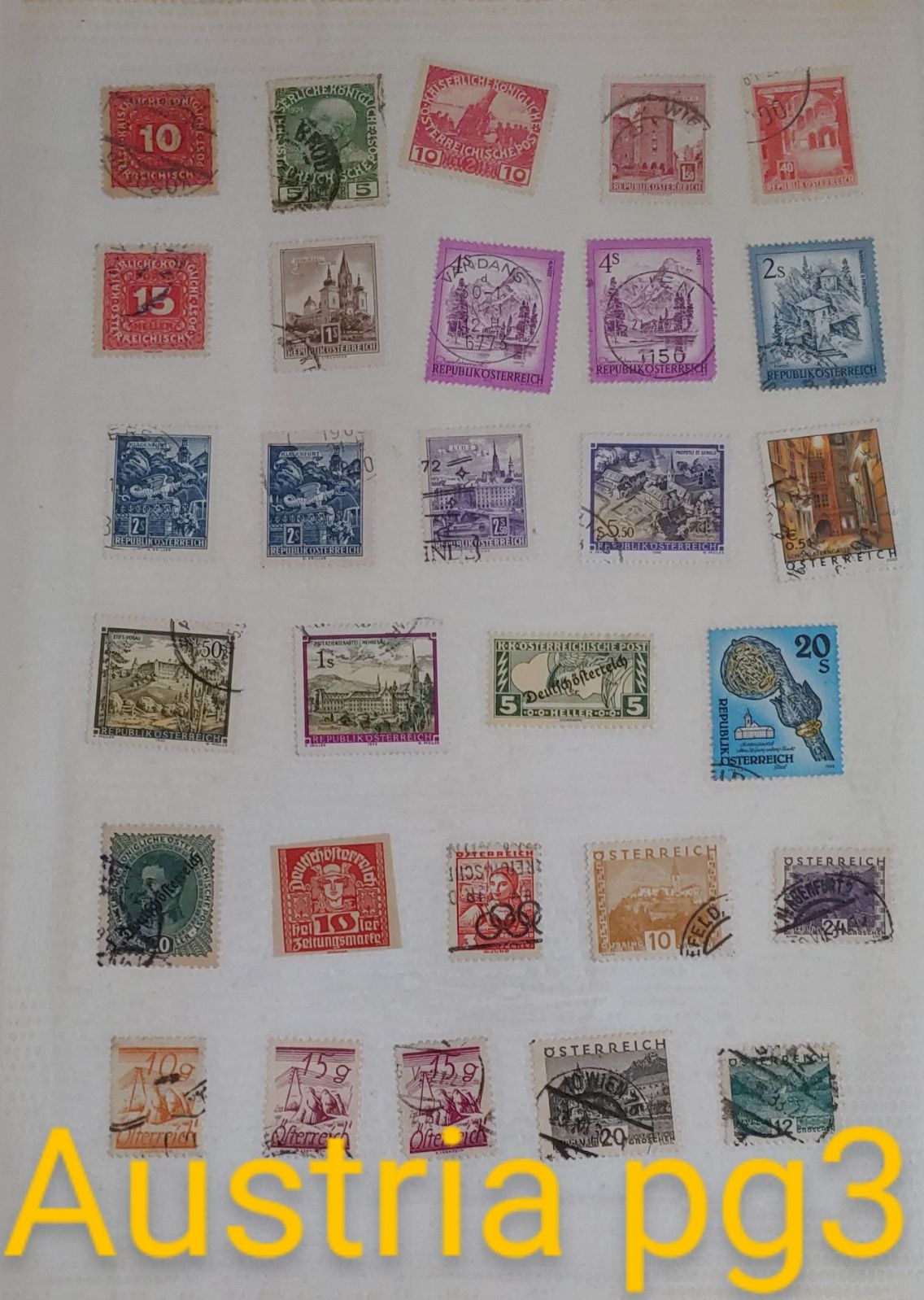 Vintage stamps