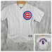 Majestic Chicago Cubs Nomar Garciaparra Baseball Jersey Mens Large