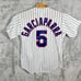 Majestic Chicago Cubs Nomar Garciaparra Baseball Jersey Mens Large