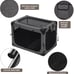 36 Inch Collapsible Soft Dog Crate, 3-Door Foldable Soft Kennel for Large Dogs