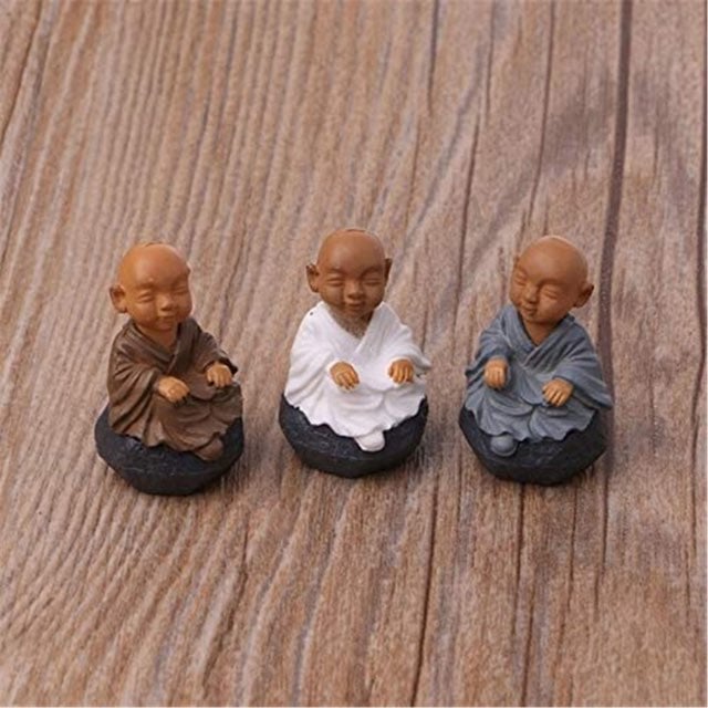 Kung Fu monk Figure Decoration