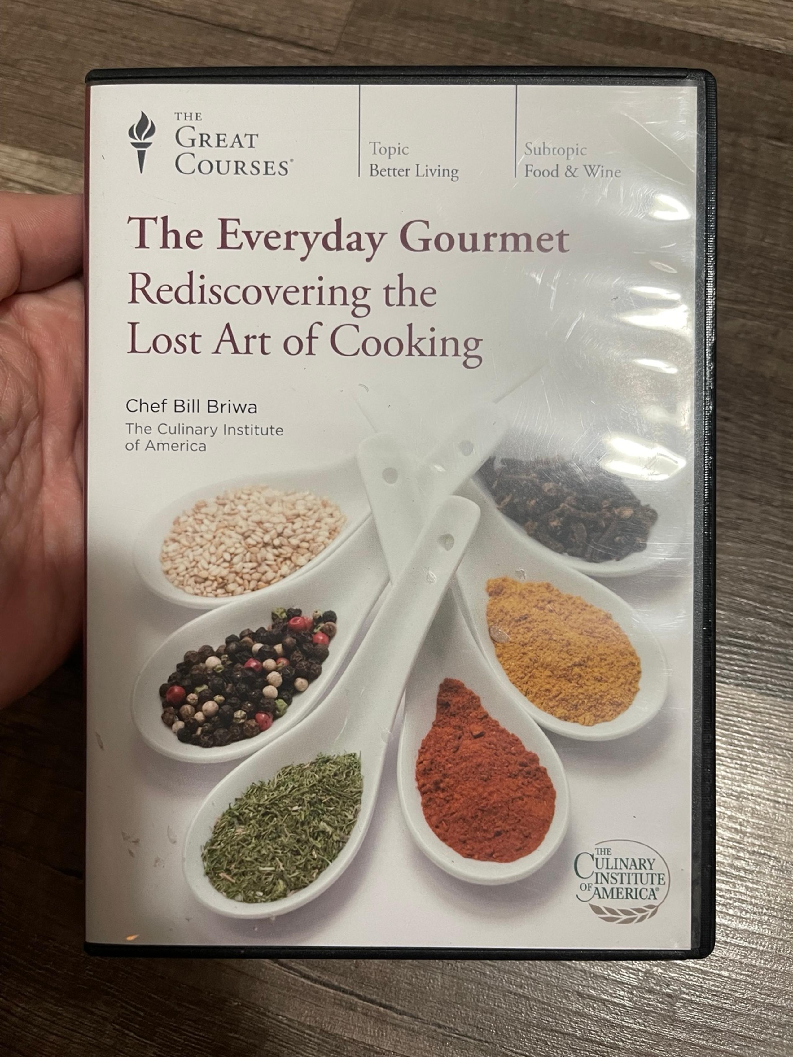 The everyday gourmet better cooking shool dvd show chef bill briwa