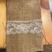 Burlap and Lace Silverware/ Napkin Holder 50 pc