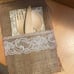 Burlap and Lace Silverware/ Napkin Holder 50 pc