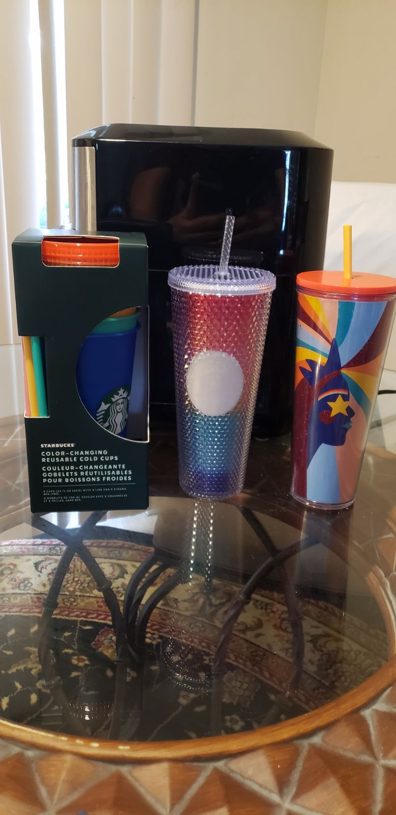 Starbucks color changing cups