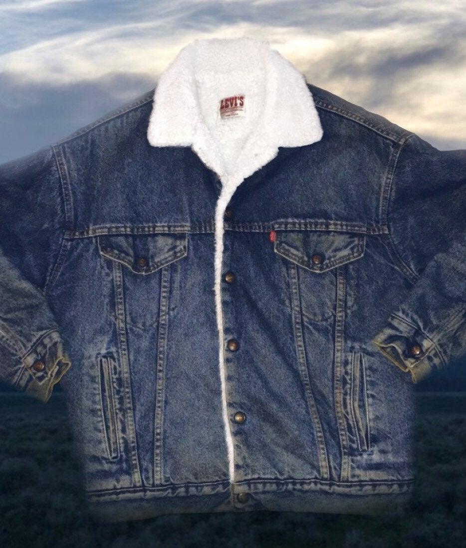 Vintage Levi's denim Sherpa jacket