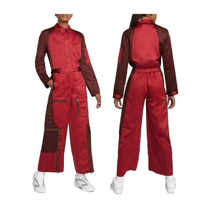 ⭐Nike Air Jordan 23 Engineered Flight Sz XL Womens Jumpsuit DM5288-690 Burgundy⭐
