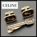 Celine Tie Pin, Tie Clip, Gold Cufflinks Set, Horse Design