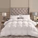 White Goose Feather Down Comforter QUEEN