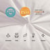 White Goose Feather Down Comforter QUEEN